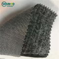 Polyester Viscose Warp Knitting Interlining Weft Insert Garment woven knitted fusible interlining fabric Woven Interlining